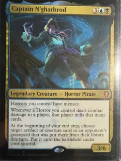 Captain N'ghathrod Commander Legends: Battle for Baldur's Gate Foil - Image 1