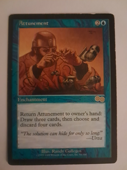 Attunement HP MTG Urza's Saga Magic the Gathering - Image 1