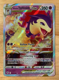 Hisuian Typhlosion VSTAR Holo 54/189 Astral Radiance NM Pokemon Car - Image 1