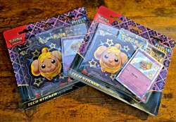 LOT of 2 Pokemon Paldean Fates Tech Sticker 3 Booster Pack - Fidough 172069_1 - Image 2
