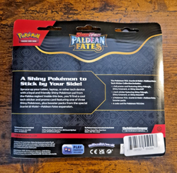 LOT of 2 Pokemon Paldean Fates Tech Sticker 3 Booster Pack - Fidough 172069_1 - Image 3