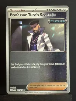 Pokemon TCG Professor Turos Scenario Paradox Rift 171/182 Reverse Holo Uncommon - Image 1