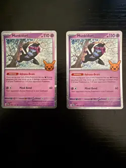 2024 Pokemon Trick or Trade Cosmos Holo - #095/167 Munkidori. - Image 1