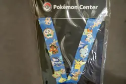 Pokemon Center Lanyard Pins Alola & Galar First Partners w/ Pikachu & Eevee NEW - Image 3