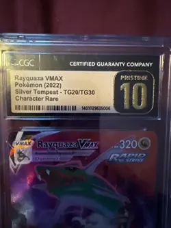 Pokemon Rayquaza VMAX 2022 CGC Black Label Gold Pristine 10, Espeon And Deoxys - Image 4