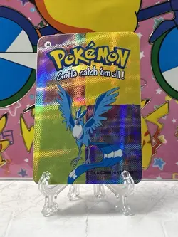 Pokemon Rare Vintage Vending Machine Holo prism sticker Nintendo 2000 Articuno - Image 2