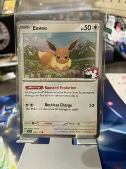 Pokemon Prize Pack Series 7 Eevee 143/191 Cosmos Holo - PLAY STAMP - Image 2