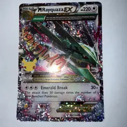 Pokemon Celebrations M Rayquaza EX Classic Collection 76/108 PACK FRESH MINT! - Image 1