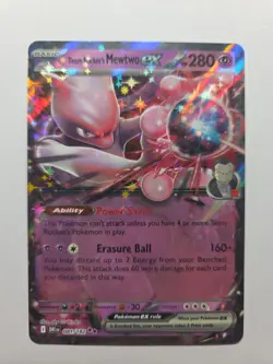 Team Rocket's Mewtwo ex 081/182 Sv10: Destined Rivals Holo DRI Nm Pokemon Tcg - Image 1