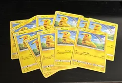 (x1) 2017 Pokemon Sun & Moon: Shining Legends PIKACHU 28/73 Non-Holo NM - Image 1