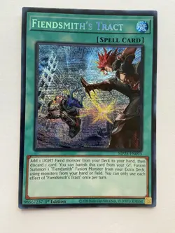 Fiendsmith's Tract - 1st Edition - MP25-EN093 - Prismatic Secret Rare - NM - Image 1
