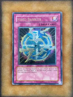 Yugioh Hero Barrier EEN-EN049 Ultimate Rare VLP - Image 1