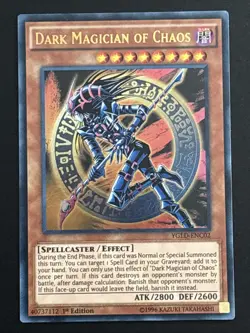 Dark Magician of Chaos YGLD-ENC02 Yugi’s Legendary Decks 1st Ultra Rare LP - Image 1
