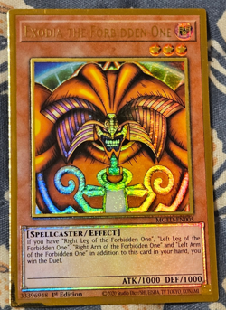Exodia the Forbidden One Gold Rare MGED-EN005 Yugioh - Image 1
