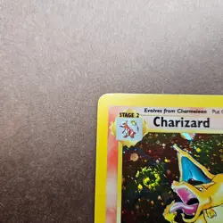 Charizard 4/130 Pokemon Base Set 2 Holo Rare Card - HP - Image 2
