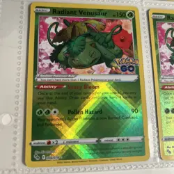 Pokemon TCG Radiant Venusaur Card Set of 2 - Image 2