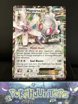 Pokemon Card Magearna EX 75/114 XY Steam Siege Rare Holo NM - Image 1