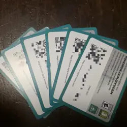 6 Pokemon TCG Online Mega Evolutions Code Cards Unused PTCGO Online Code - Image 1