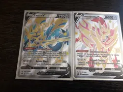 Pokemon TCG Zacian and Zamazenta Black Star V Ultra Rare Promo Card SWSH292/293 - Image 3