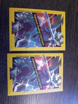 Pokemon TCG Zacian and Zamazenta Black Star V Ultra Rare Promo Card SWSH292/293 - Image 4