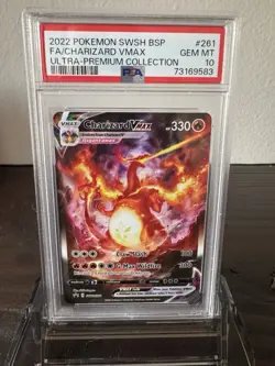 2022 Pokemon Charizard VMAX SWSH261 SWSH: Sword & Shield Promo Card Holo PSA 10 - Image 1
