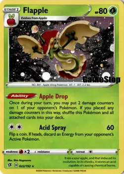 Flapple - (Gamestop Exclusive) Promo Miscellaneous Cards & Products 022/192 NM - Image 1