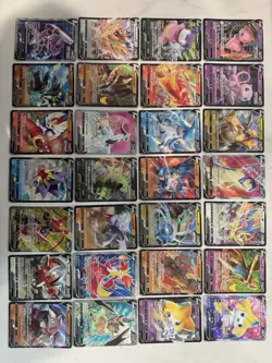 Pokemon TCG Full Art V Cards (Lot Of 28) All Cards NM Condition No Duplicates - Image 1