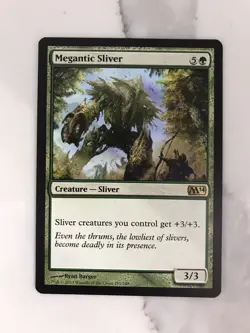 Megantic Sliver MTG Magic the Gathering Card NM Near Mint Core Set 2014 M14 - Image 1