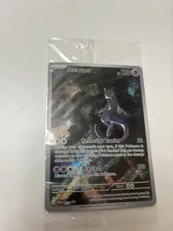 Pokemon Mewtwo TCG Black Star Promo Card 151 Holo UPC Sealed - Image 4