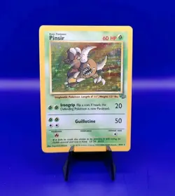 Pinsir 9/64 Jungle Set Holo Rare Pokemon Card WOTC Vintage Pokemon TCG 1999 LP - Image 1