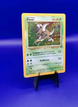 Pinsir 9/64 Jungle Set Holo Rare Pokemon Card WOTC Vintage Pokemon TCG 1999 LP - Image 2
