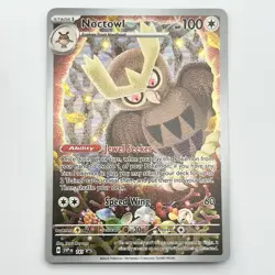 Noctowl Promo SV: Scarlet & Violet Promo Cards 141 Full Art Holo Pokemon TCG NM - Image 1