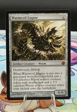 MTG Wurmcoil Engine Scars of Mirrodin 223/249 Regular Mythic - Image 1