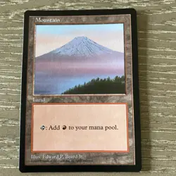MTG Mountain Clear- APAC Lands NM MTG Magic: The Gathering - Image 1