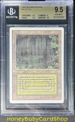 MTG 3rd Edition Revised 1994 Bayou BGS 9.5 GEM MINT Old School 93/94 - Image 1