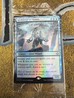 MTG SEALED Archmage of Runes 0030 Foundations Prerelease Promo!! - Image 1