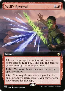 Wyll's Reversal Extended Art Regular - Commander Legends: Battle For Baldur'S Ga - Image 1