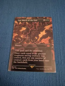 MTG LOTR Last March of the Ents FULL ART #418 Lord of Rings Magic the Gathering - Image 1