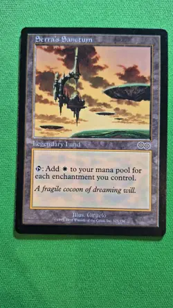 Serra's Sanctum - Urza's Saga - Lightly Played LP - English - Magic MTG - Image 1