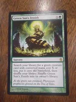 Green Sun's Zenith | NM | Mirrodin Besieged | MBS #81 | MTG - Image 1