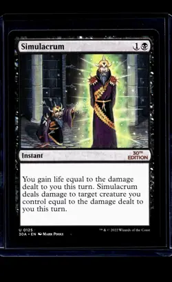 2022 MTG Magic The Gathering 30A 30th Anniversary #125 Simulacrum - Image 1