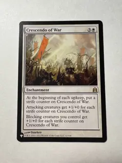 MTG Crescendo of War The List Reprints Regular NM - Image 1