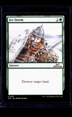 2022 MTG Magic The Gathering 30A 30th Anniversary #197 Ice Storm - Image 1