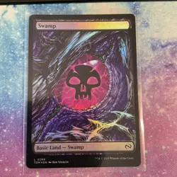 Swamp (FOIL) x1 - MTG Tarkir: Dragonstorm TDM #289 - Image 1