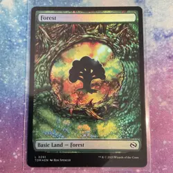 Forest (FOIL) x1 - MTG Tarkir: Dragonstorm TDM #291 - Image 1