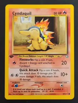 Pokemon CYNDAQUIL 57/111 1st Edition Neo Genesis - Near Mint 🍒 - Image 4