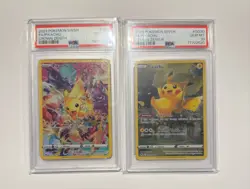 POKEMON SWORD & SHIELD CROWN ZENITH PIKACHU #160/159 & GG30 SECRET RARE PSA 10 - Image 1