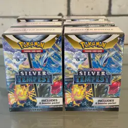 4x Pokemon TCG Sword & Shield - Silver Tempest Booster Bundle (24 Packs Total) ⭐ - Image 1