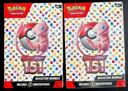 2x Pokemon TCG Scarlet & Violet 151 Booster Bundles Factory Brand New Sealed - Image 1