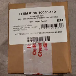 Pokemon Mega Evolutions Blister Packs 24 Sealed Case Ready to Ship - Image 1